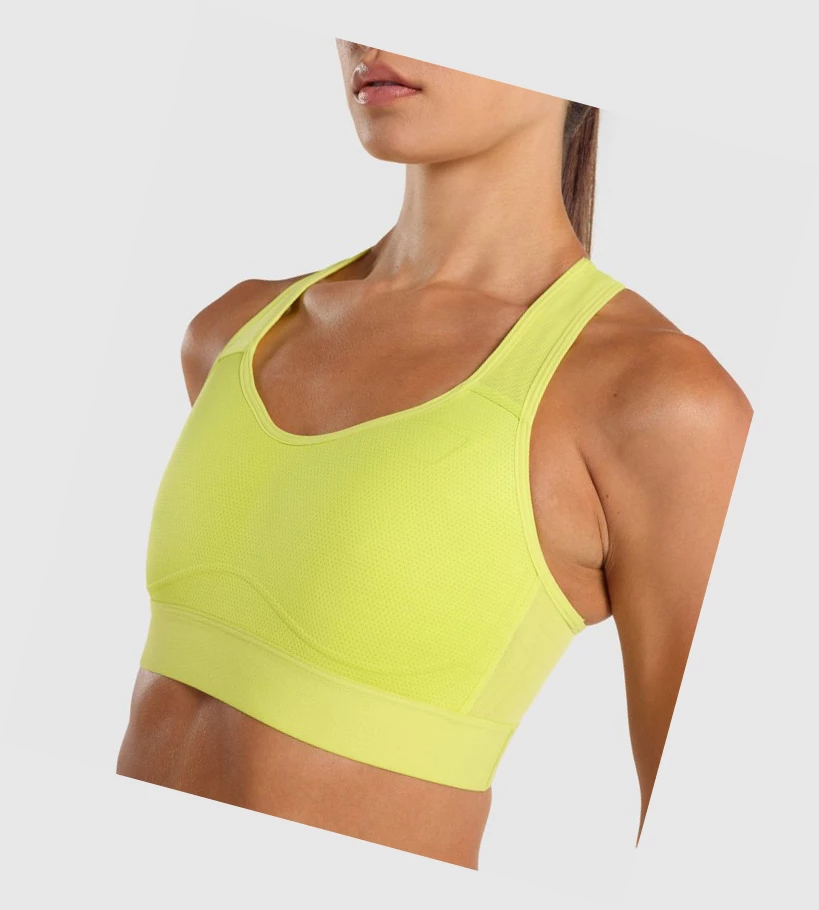 Gymshark Kevyet High Support Koulutus Naisten Urheiluliivit Keltainen | SIWMNG032