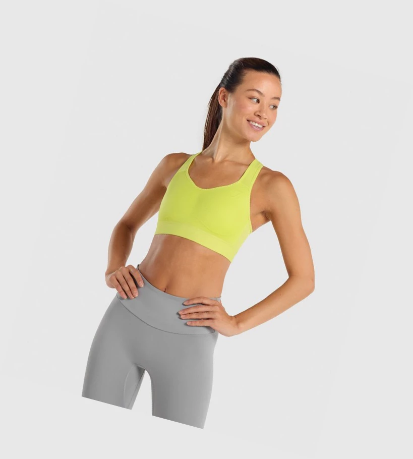 Gymshark Kevyet High Support Koulutus Naisten Urheiluliivit Keltainen | SIWMNG032