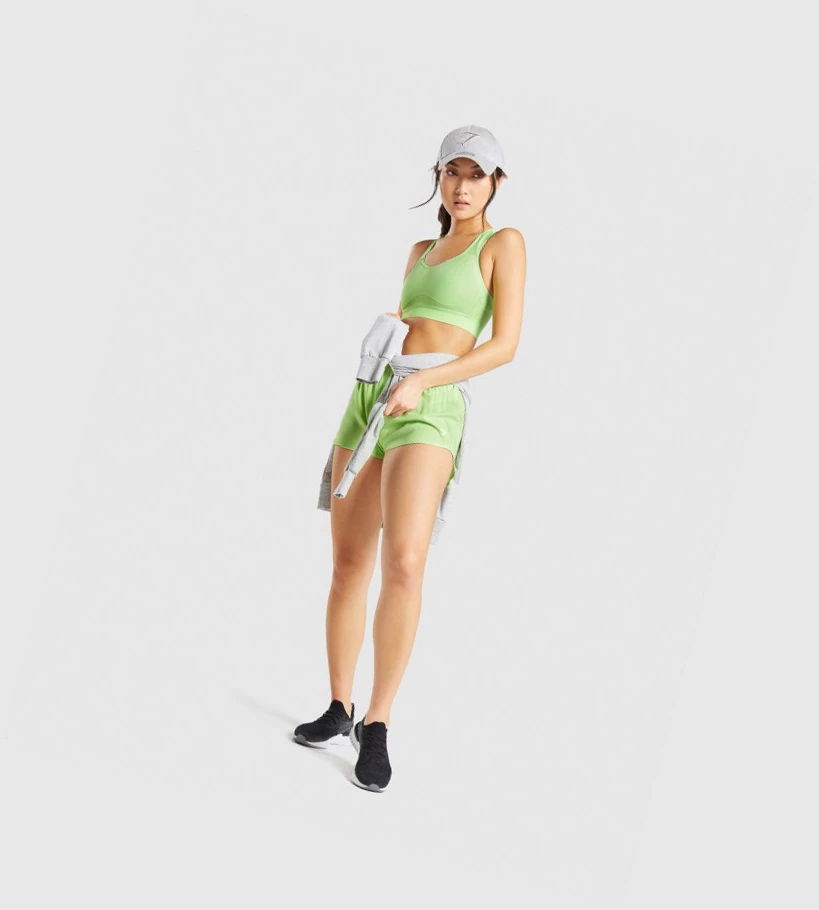 Gymshark Kevyet High Support Koulutus Naisten Urheiluliivit Vihreä | ZYNLWT791