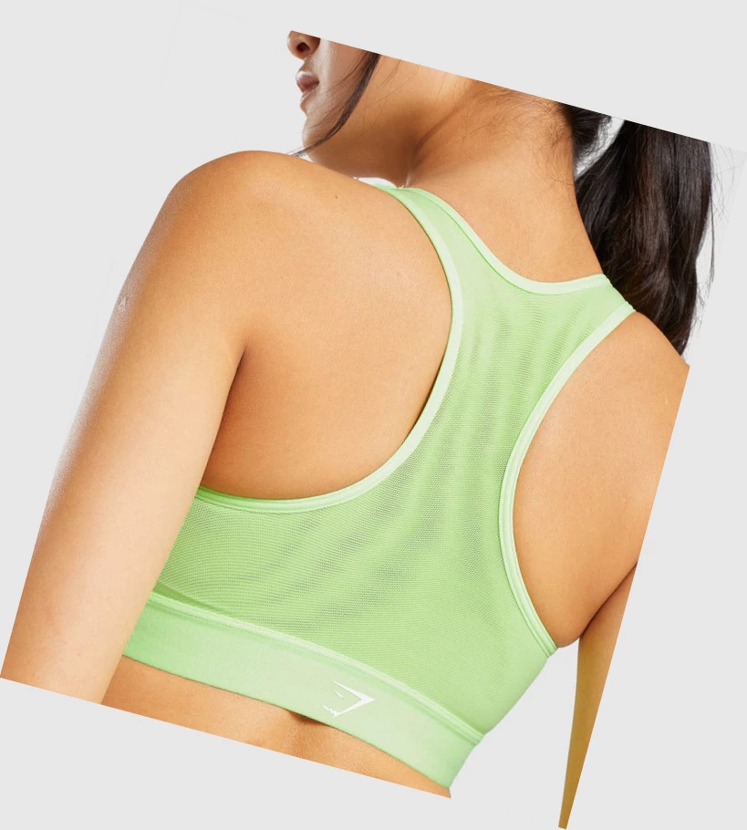 Gymshark Kevyet High Support Koulutus Naisten Urheiluliivit Vihreä | ZYNLWT791