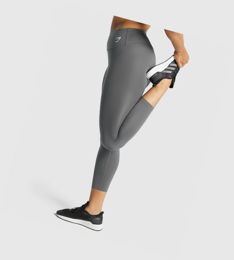 Gymshark Koulutus 7/8 High Waisted Naisten Leggingsit Harmaat | GEYCDR418