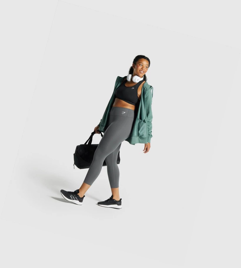 Gymshark Koulutus 7/8 High Waisted Naisten Leggingsit Harmaat | GEYCDR418