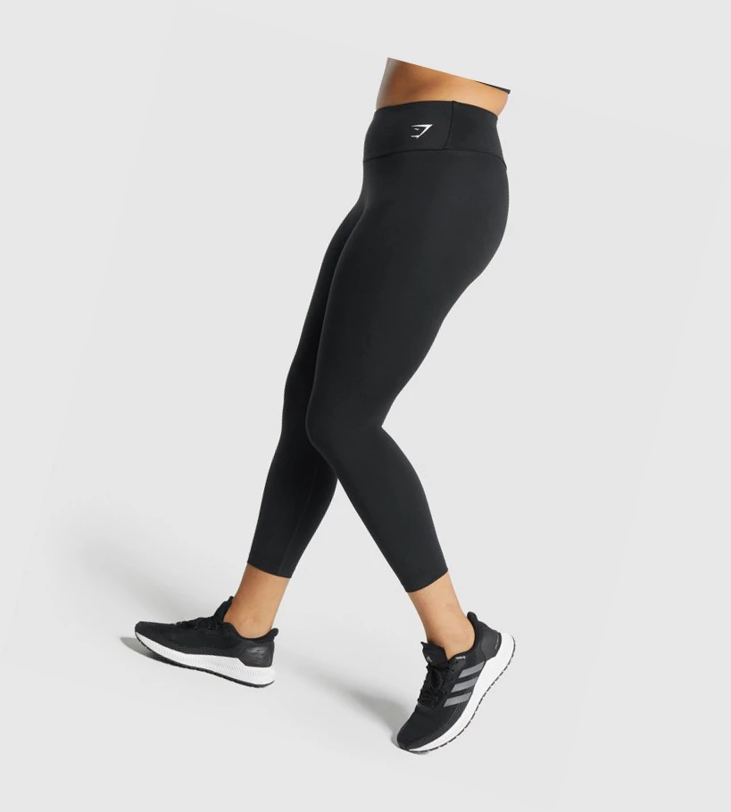 Gymshark Koulutus 7/8 High Waisted Naisten Leggingsit Mustat | RVBXYZ015