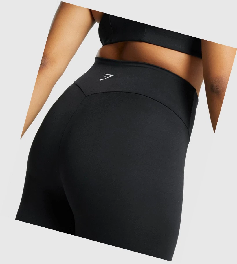 Gymshark Koulutus 7/8 High Waisted Naisten Leggingsit Mustat | RVBXYZ015