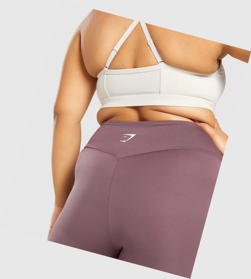 Gymshark Koulutus 7/8 High Waisted Naisten Leggingsit Ruskea | UOQVKL793