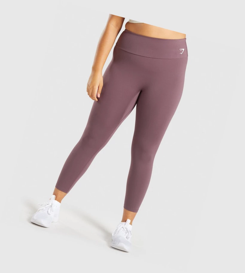 Gymshark Koulutus 7/8 High Waisted Naisten Leggingsit Ruskea | UOQVKL793