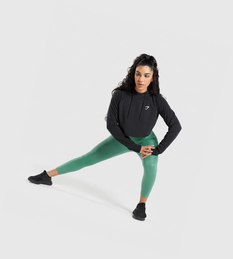 Gymshark Koulutus 7/8 High Waisted Naisten Leggingsit Vihreä | WBHSYJ395