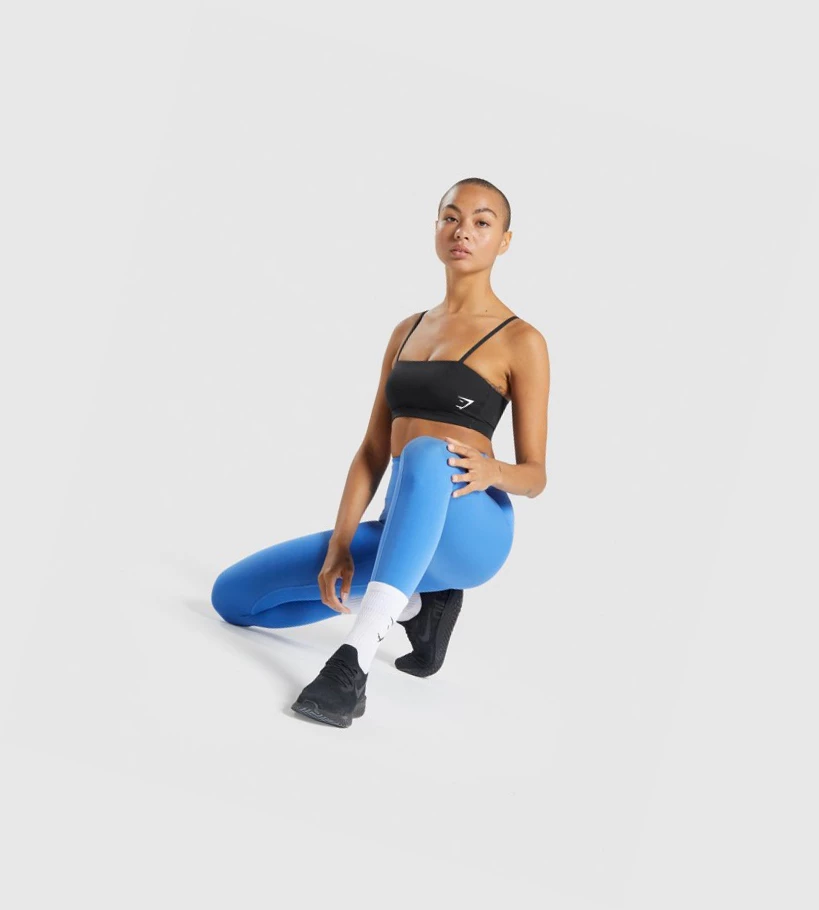 Gymshark Koulutus Bandeau Naisten Urheiluliivit Mustat | COBPWE148