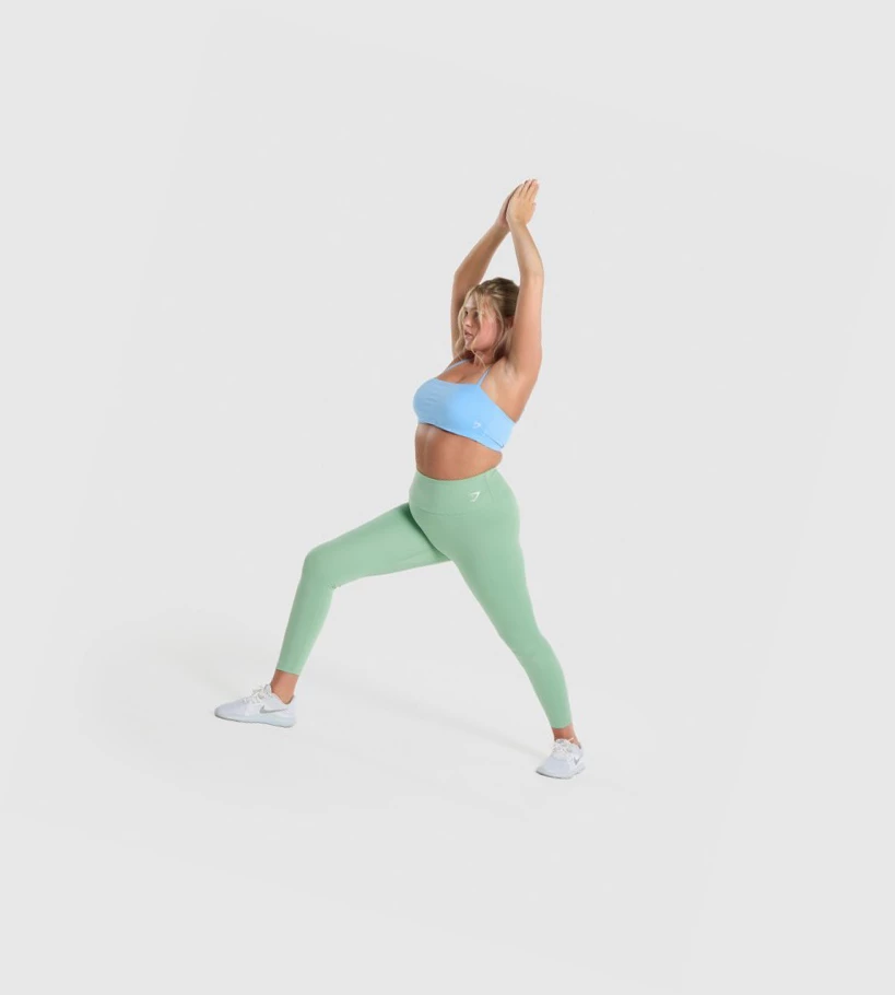 Gymshark Koulutus Bandeau Naisten Urheiluliivit Vaaleansininen | NBFSWC065