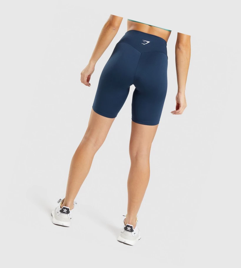 Gymshark Koulutus Cycling Naisten Shortsit Laivastonsininen | CZPXYJ957