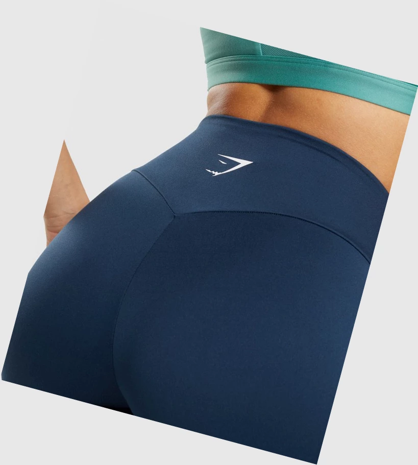 Gymshark Koulutus Cycling Naisten Shortsit Laivastonsininen | CZPXYJ957