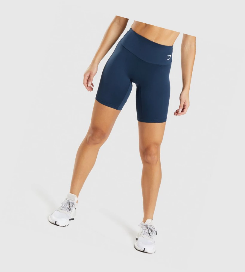 Gymshark Koulutus Cycling Naisten Shortsit Laivastonsininen | CZPXYJ957