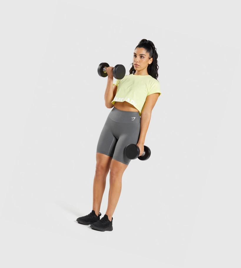 Gymshark Koulutus Cycling Naisten Shortsit Harmaat | FNCMHS739