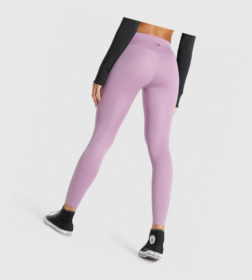 Gymshark Koulutus Graafinen High Waisted Naisten Leggingsit Violetit | BEFCAV682