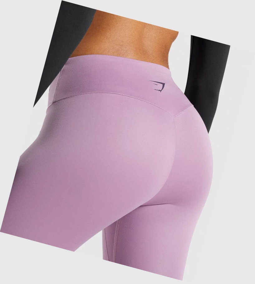 Gymshark Koulutus Graafinen High Waisted Naisten Leggingsit Violetit | BEFCAV682