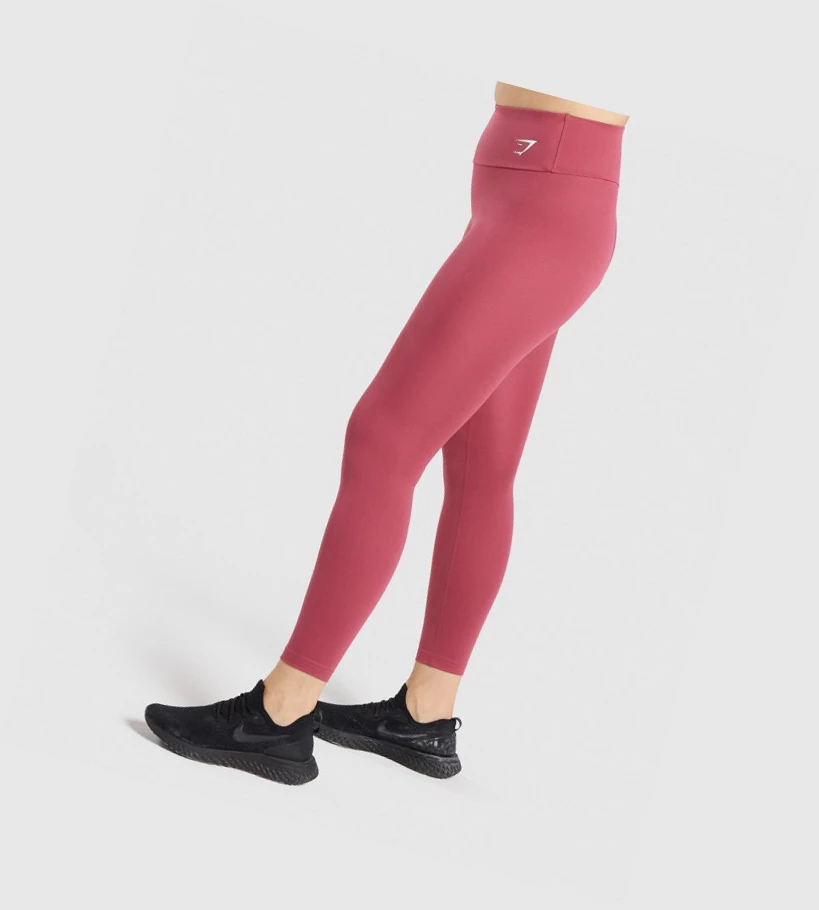 Gymshark Koulutus High Waisted Naisten Leggingsit Pinkki | FZBTKI978