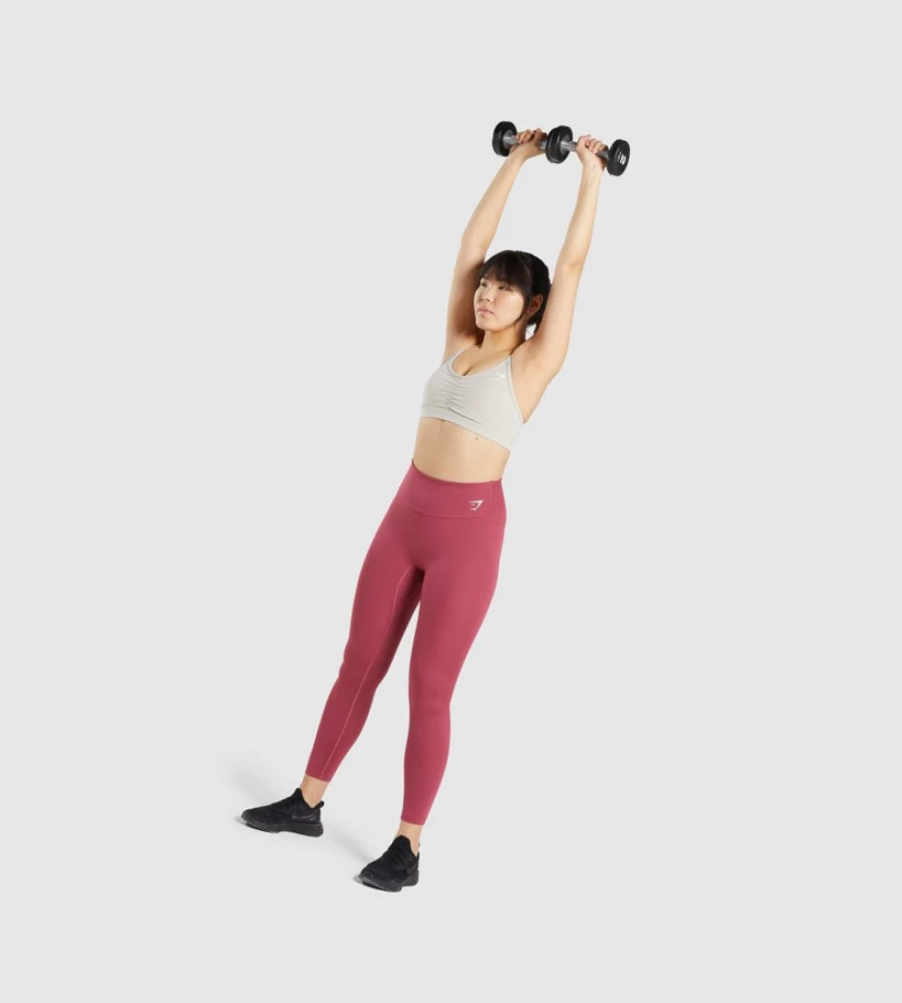 Gymshark Koulutus High Waisted Naisten Leggingsit Pinkki | FZBTKI978