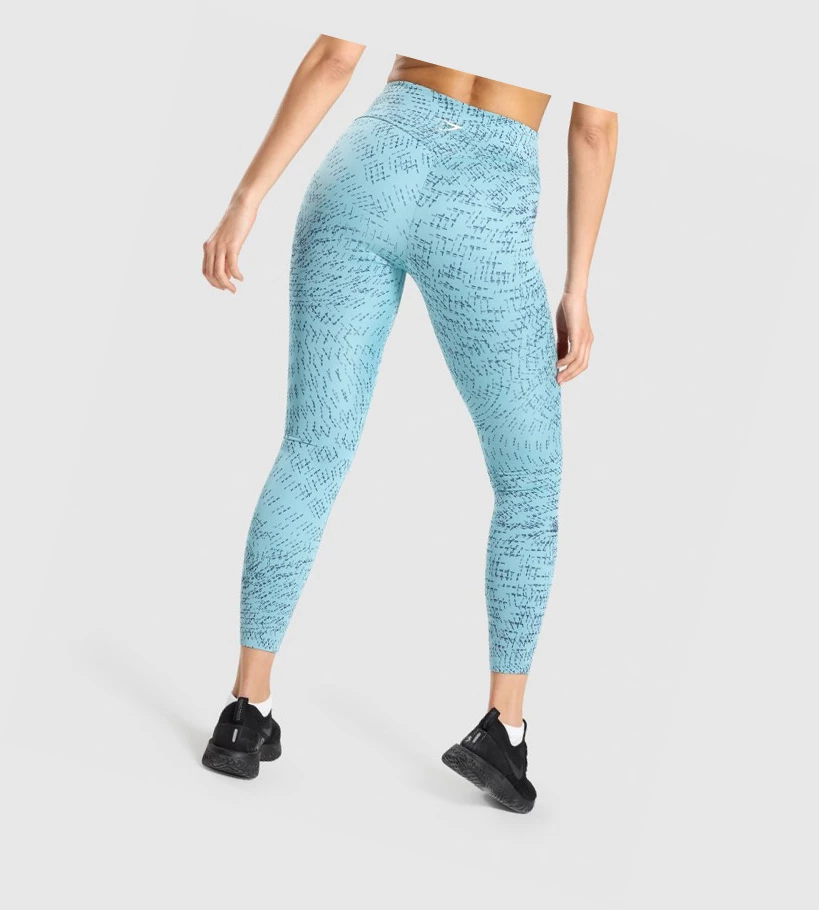 Gymshark Koulutus High Waisted Naisten Leggingsit Turkoosi | ILTVHE924
