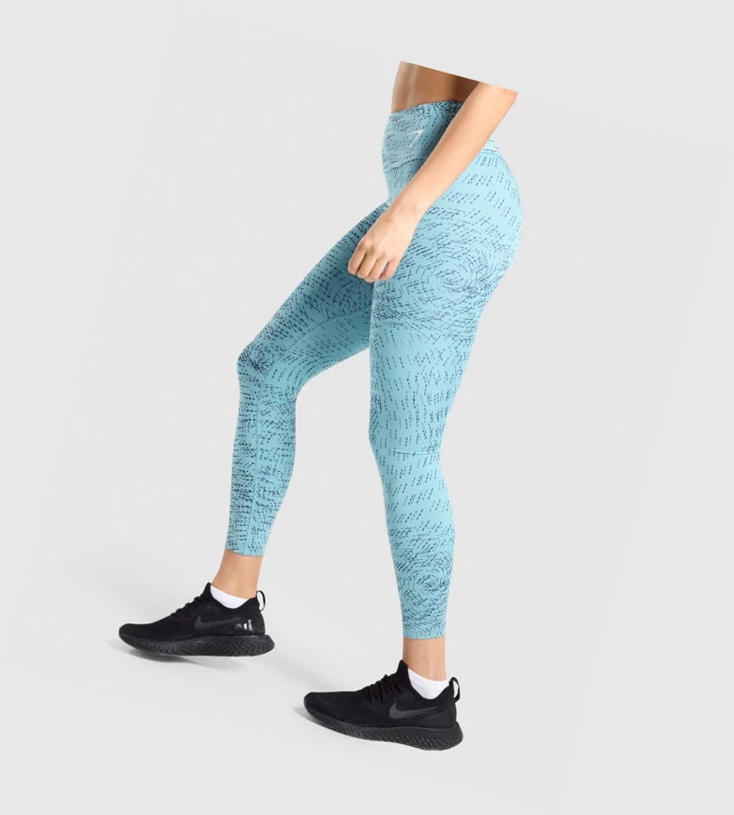 Gymshark Koulutus High Waisted Naisten Leggingsit Turkoosi | ILTVHE924