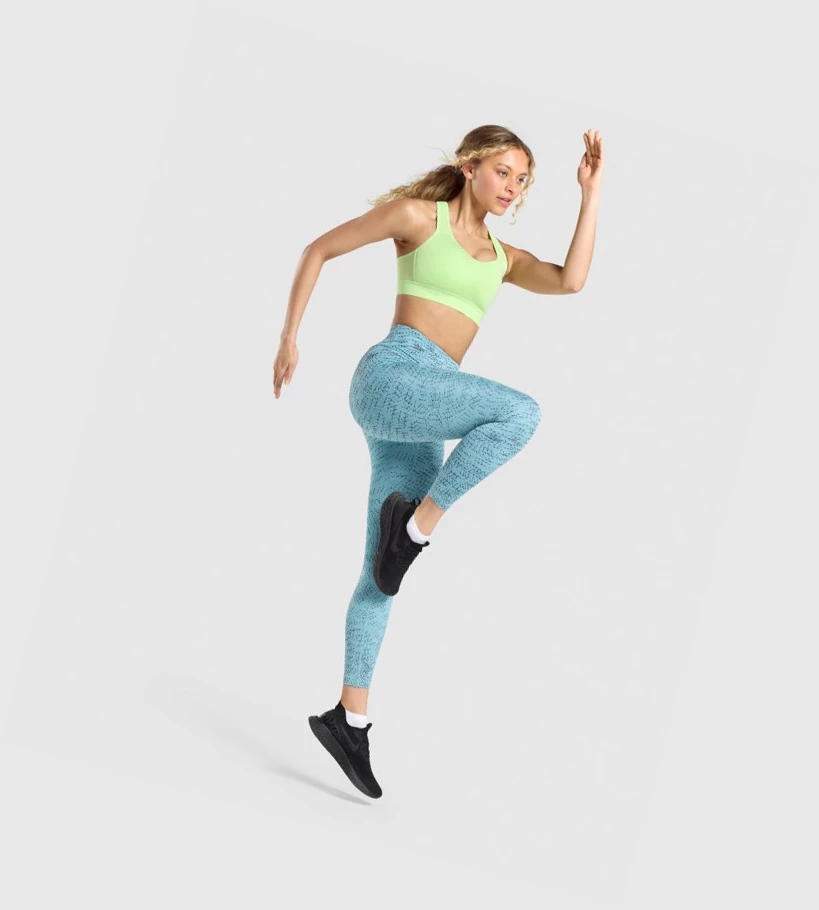 Gymshark Koulutus High Waisted Naisten Leggingsit Turkoosi | ILTVHE924