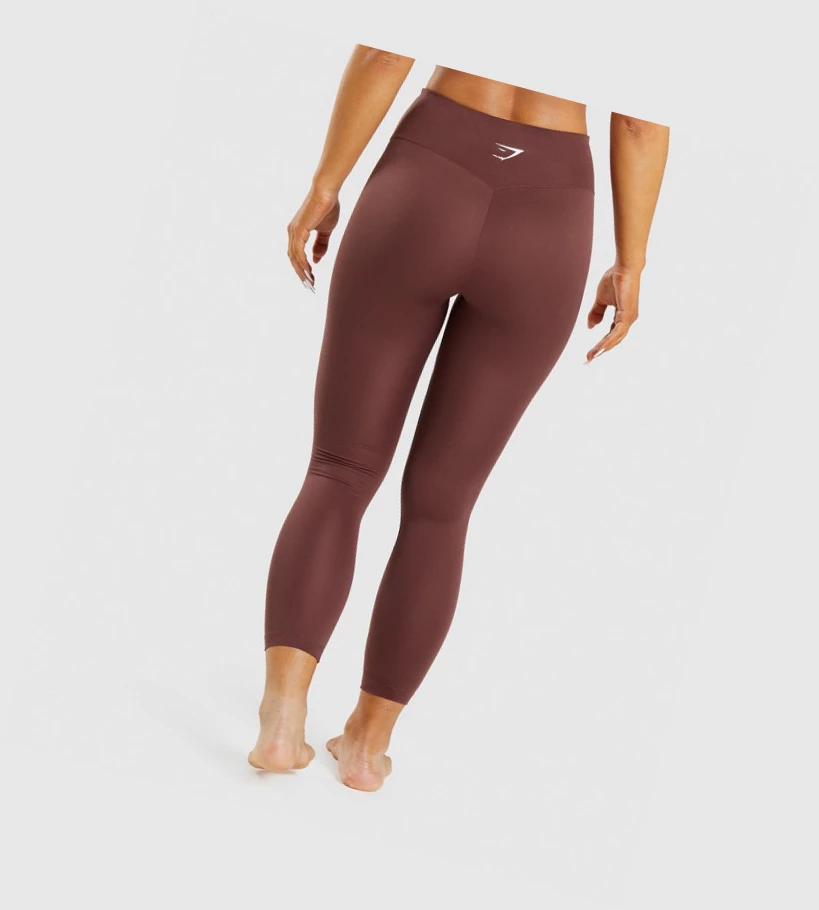 Gymshark Koulutus High Waisted Naisten Leggingsit Pinkki Ruskea | TUEXMR019