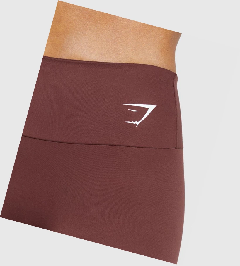 Gymshark Koulutus High Waisted Naisten Leggingsit Pinkki Ruskea | TUEXMR019