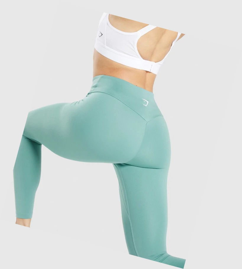 Gymshark Koulutus High Waisted Naisten Leggingsit Vaaleanvihreä | XNOTSW163