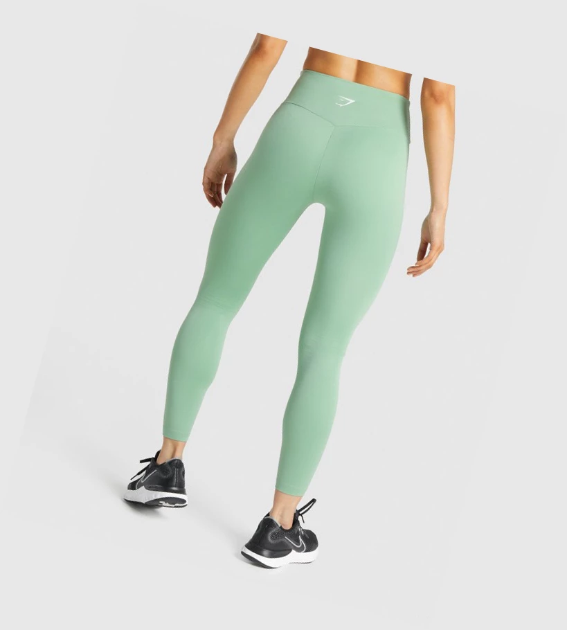 Gymshark Koulutus High Waisted Naisten Leggingsit Vihreä | XTVILG270