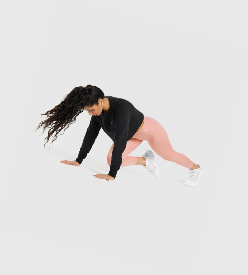 Gymshark Koulutus High Waisted Naisten Leggingsit Pinkki | XZSVWI175