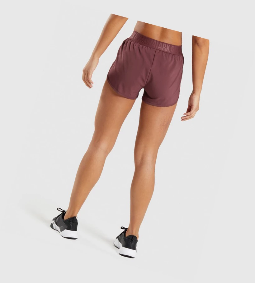 Gymshark Koulutus Loose Fit Naisten Shortsit Pinkki Ruskea | BLGZHM640