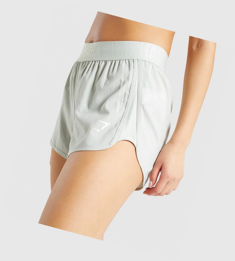 Gymshark Koulutus Loose Fit Naisten Shortsit Vaaleanvihreä | EBYHFJ052