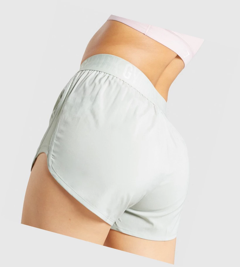 Gymshark Koulutus Loose Fit Naisten Shortsit Vaaleanvihreä | EBYHFJ052