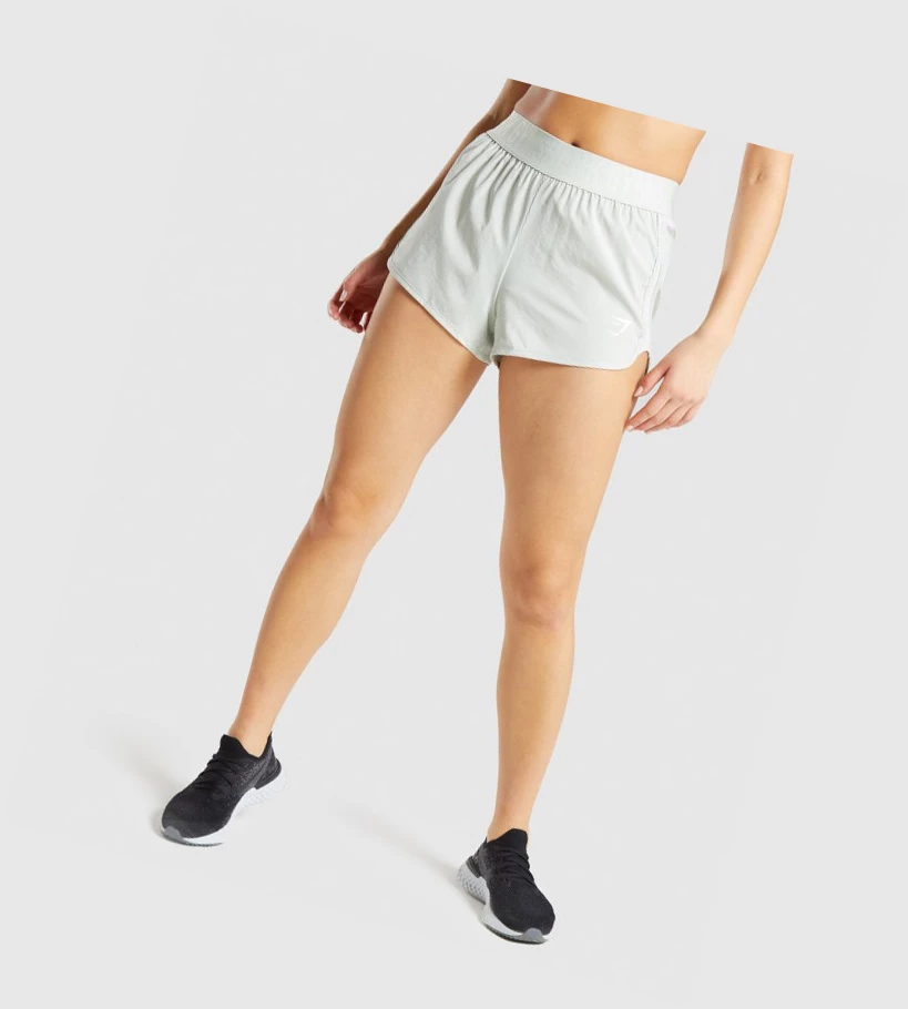 Gymshark Koulutus Loose Fit Naisten Shortsit Vaaleanvihreä | EBYHFJ052