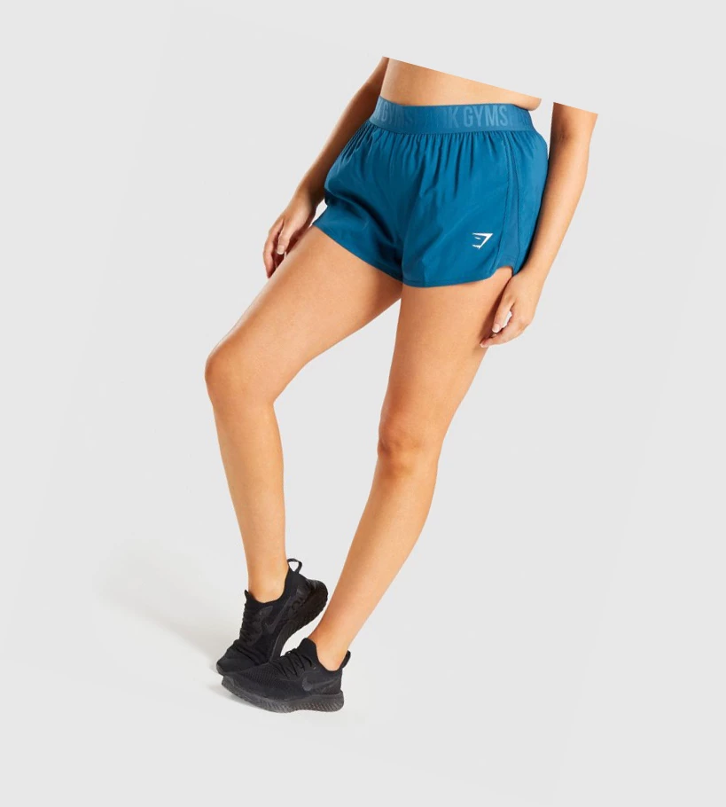 Gymshark Koulutus Loose Fit Naisten Shortsit Turkoosi | FRUEKH763