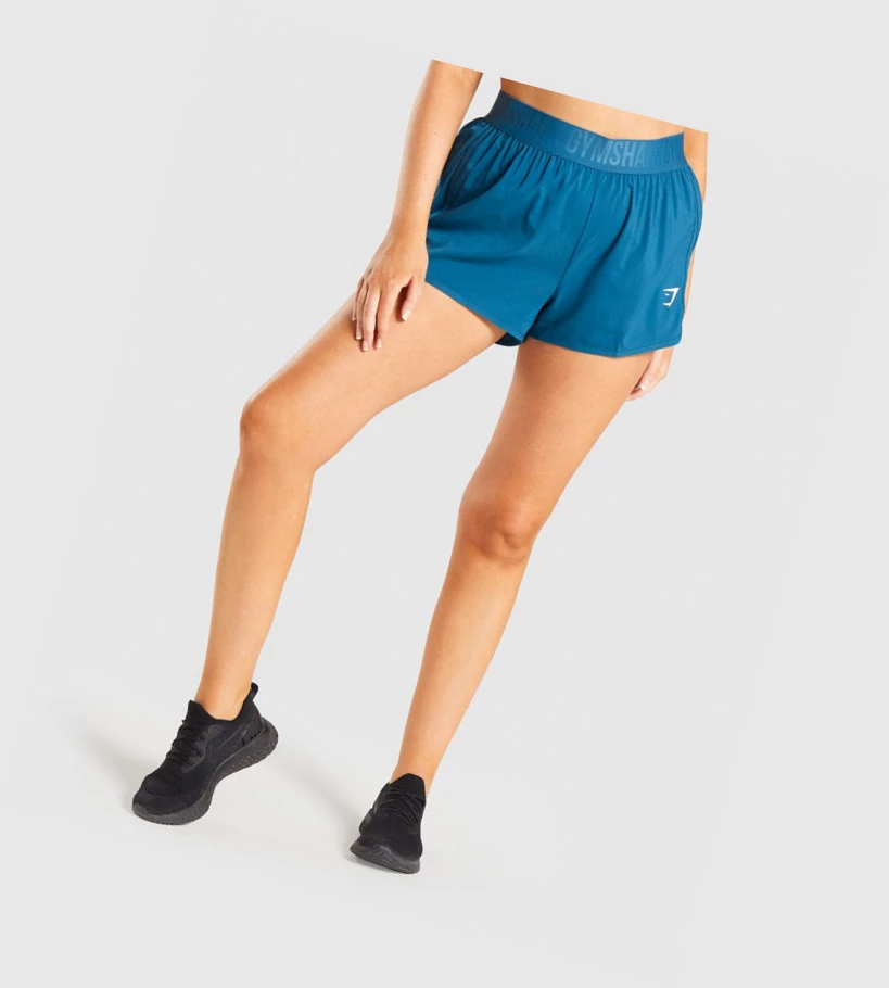 Gymshark Koulutus Loose Fit Naisten Shortsit Turkoosi | FRUEKH763