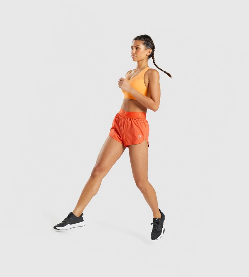 Gymshark Koulutus Loose Fit Naisten Shortsit Oranssi | FUPNZA784