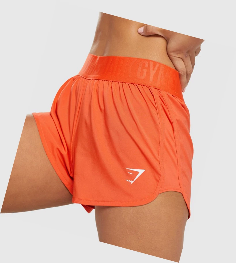 Gymshark Koulutus Loose Fit Naisten Shortsit Oranssi | FUPNZA784