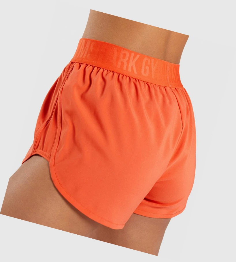 Gymshark Koulutus Loose Fit Naisten Shortsit Oranssi | FUPNZA784