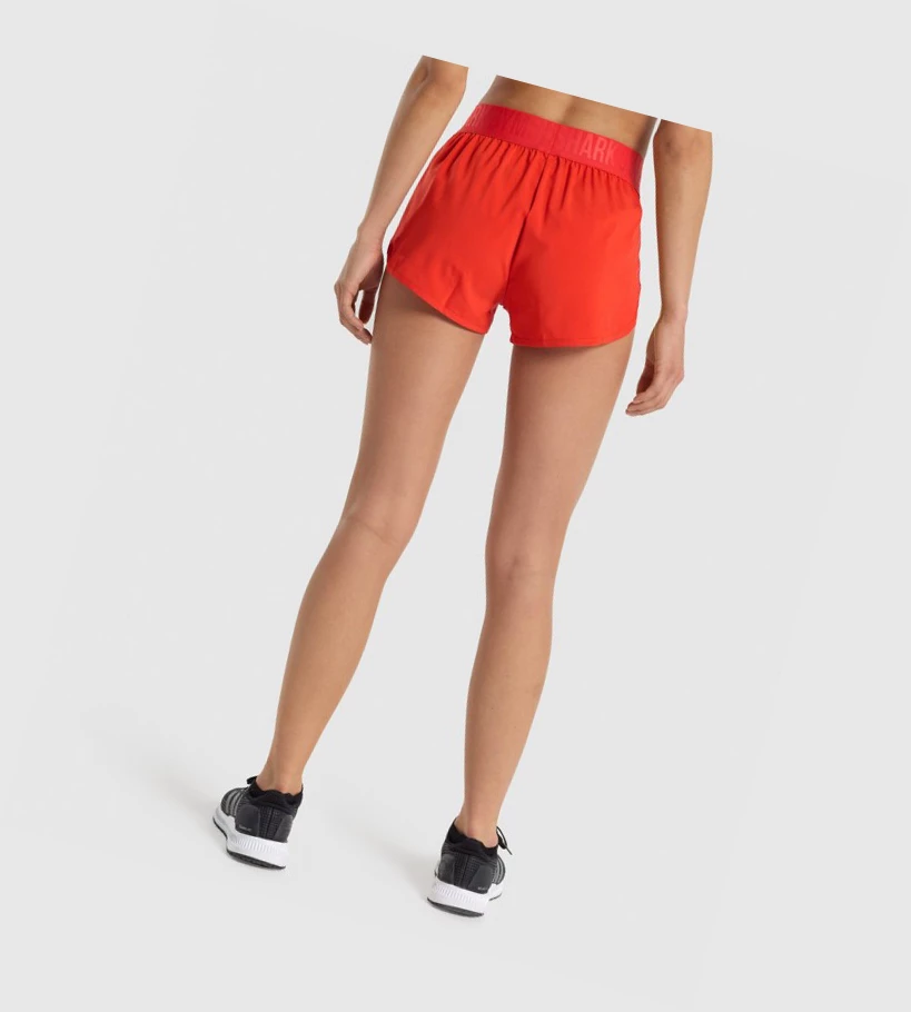 Gymshark Koulutus Loose Fit Naisten Shortsit Punainen | JRAXQG340