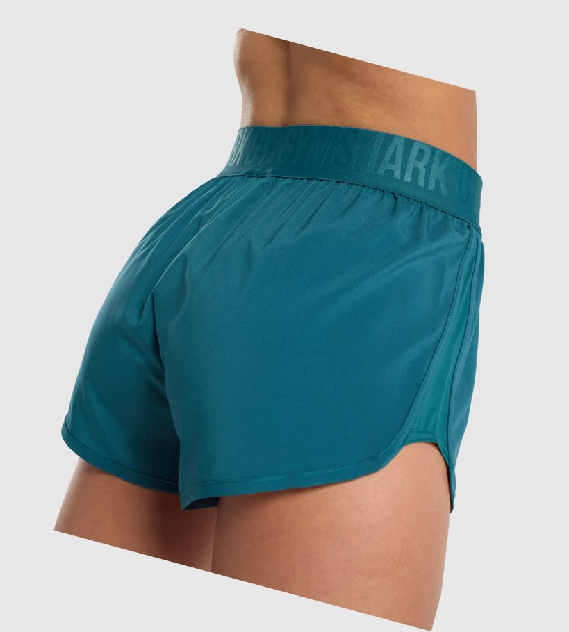 Gymshark Koulutus Loose Fit Naisten Shortsit Turkoosi | LVBWET834