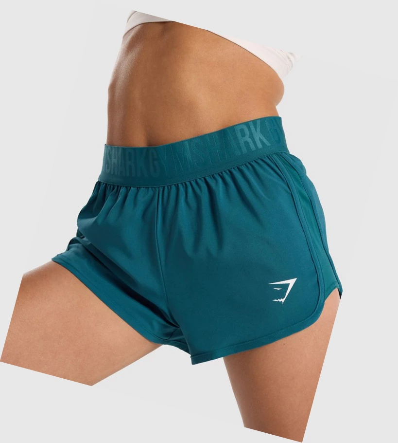Gymshark Koulutus Loose Fit Naisten Shortsit Turkoosi | LVBWET834