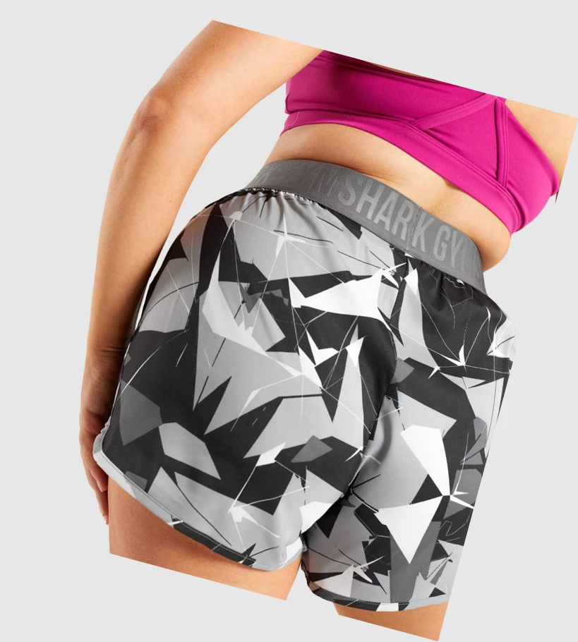 Gymshark Koulutus Loose Fit Naisten Shortsit Mustat | QBTDOJ264