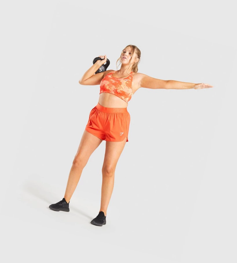 Gymshark Koulutus Loose Fit Naisten Shortsit Oranssi | QHXGME032