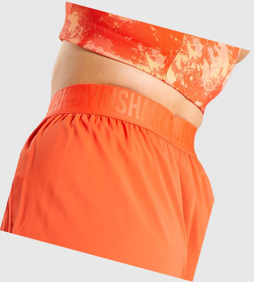 Gymshark Koulutus Loose Fit Naisten Shortsit Oranssi | QHXGME032