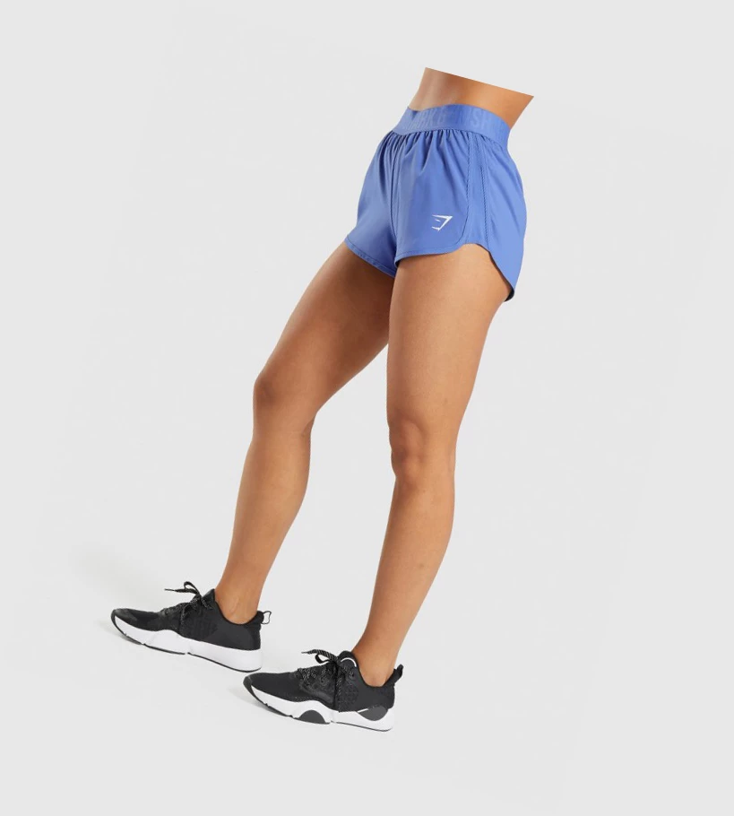 Gymshark Koulutus Loose Fit Naisten Shortsit Sininen | XOVRDY068