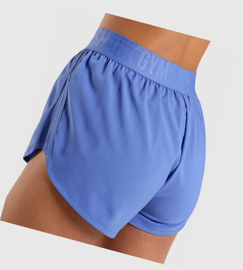 Gymshark Koulutus Loose Fit Naisten Shortsit Sininen | XOVRDY068