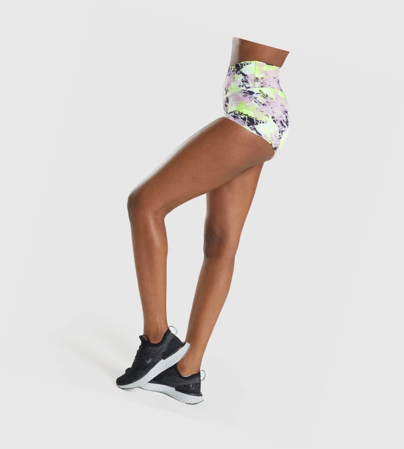 Gymshark Koulutus Lyhyt Length Naisten Shortsit Camo | QBEKXW702