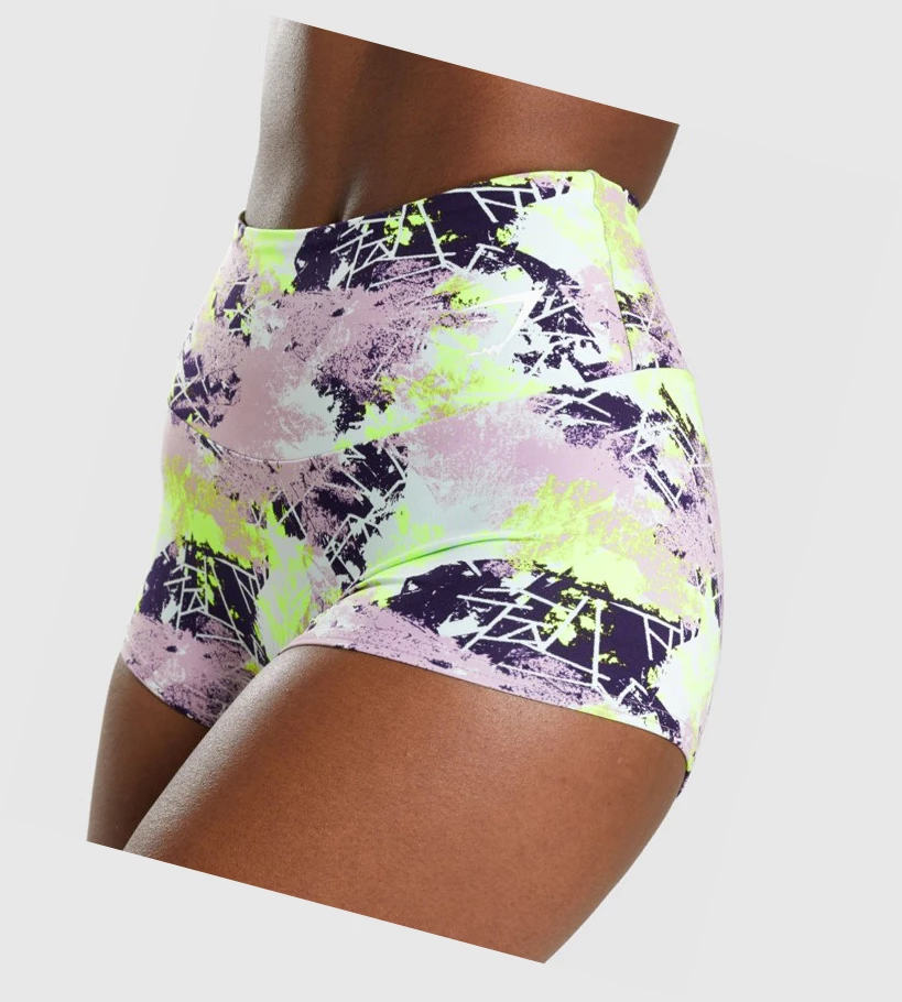 Gymshark Koulutus Lyhyt Length Naisten Shortsit Camo | QBEKXW702