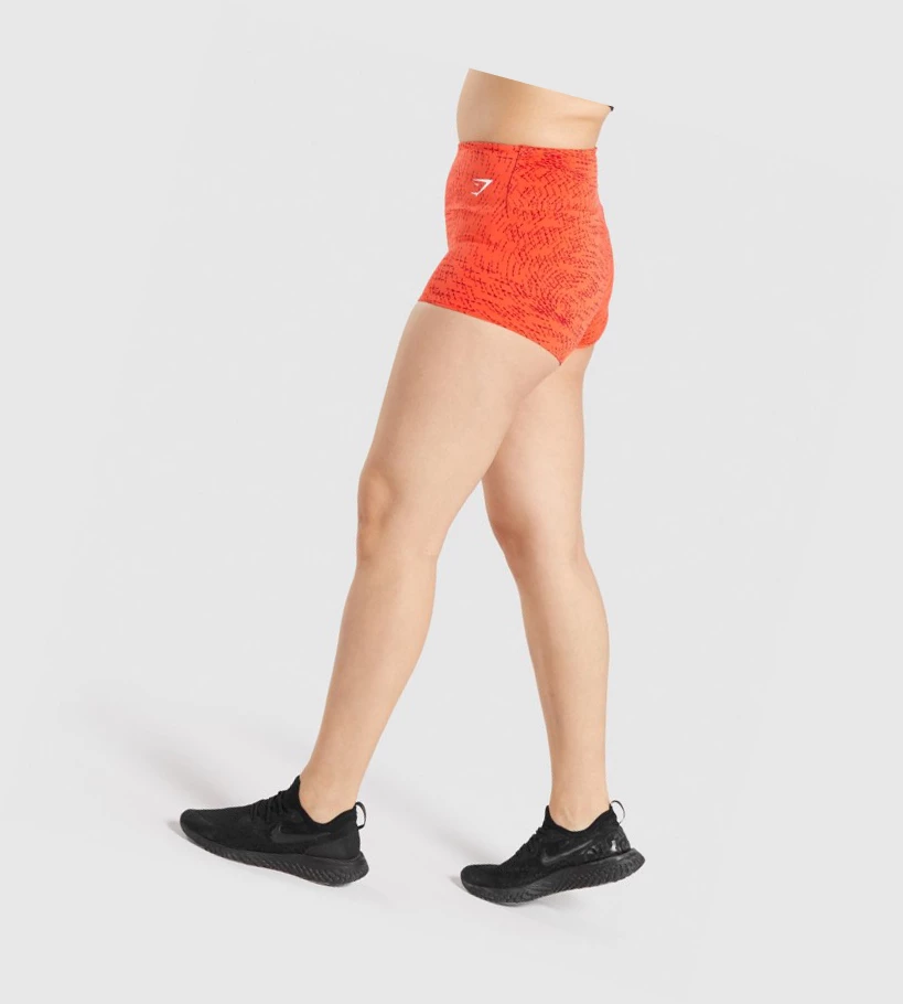 Gymshark Koulutus Lyhyt Length Naisten Shortsit Oranssi | RMACJI657