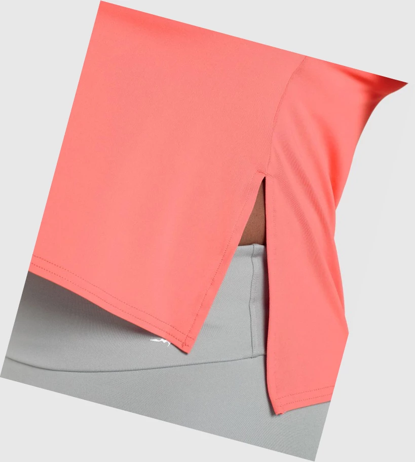 Gymshark Koulutus Midi Naisten Hihaton Paita Pinkki | JNQMYC691